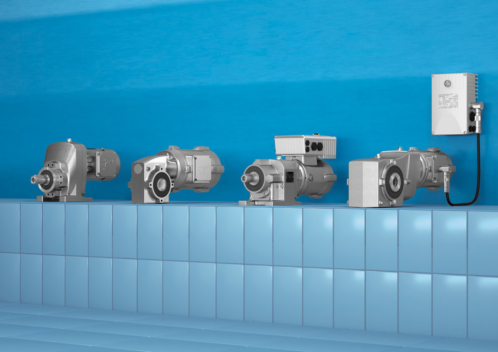 Highly efficient and hygienic: IE4 smooth-surface motors